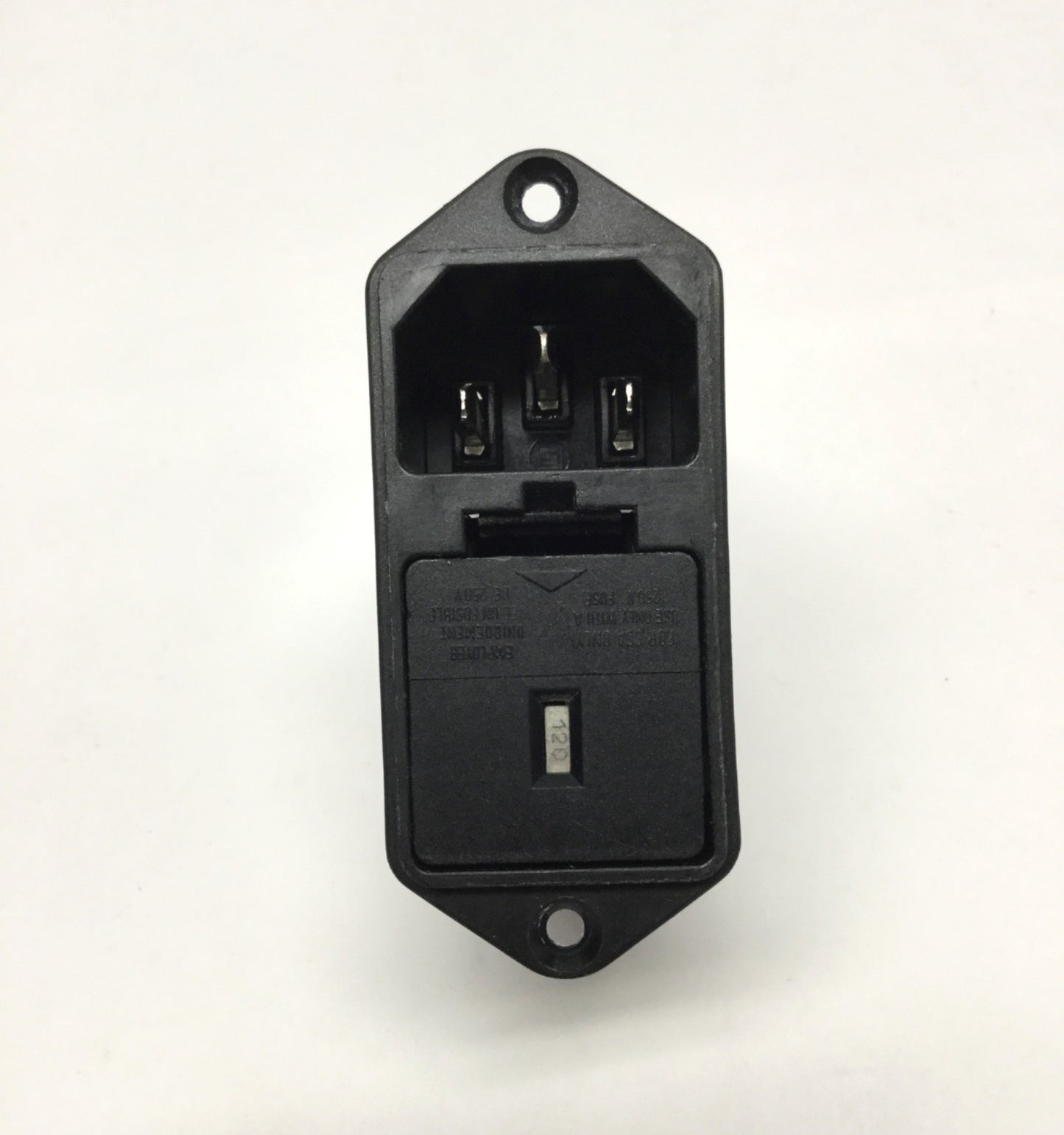 Used Schurter CEL0.6100.151 Panel Mount Power Entry Connector Module 125/250VAC 10A