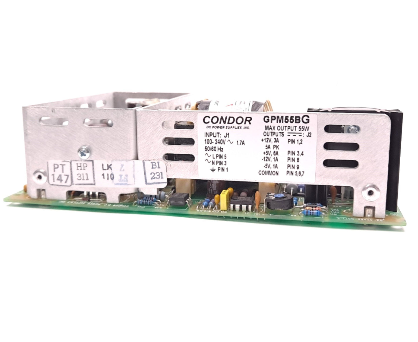 Used Condor GPM55BG Multi-Output Power Supply 85-264VAC In, ±5V/±12V Out, 55W