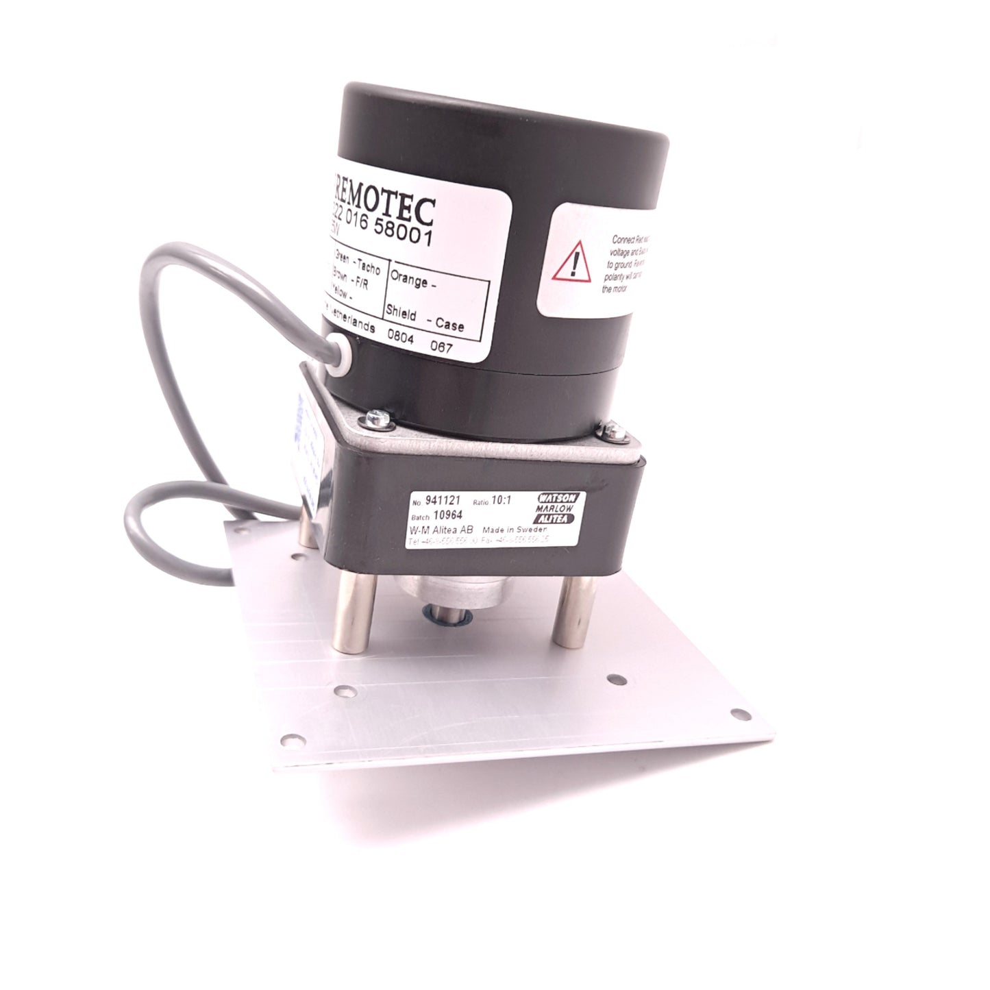 Used Premotec BL58 432201658001 Brushless DC Motor 24VDC 35W 3650 rpm 280 mA 110 mNm