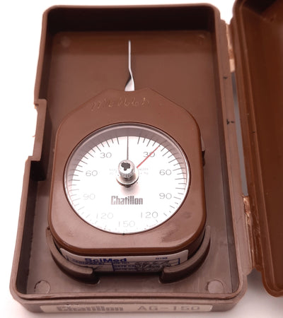 Used Ametek Chatillon AG-150 Analog Force Gauge, 150x5g Capacity, Peak Capture