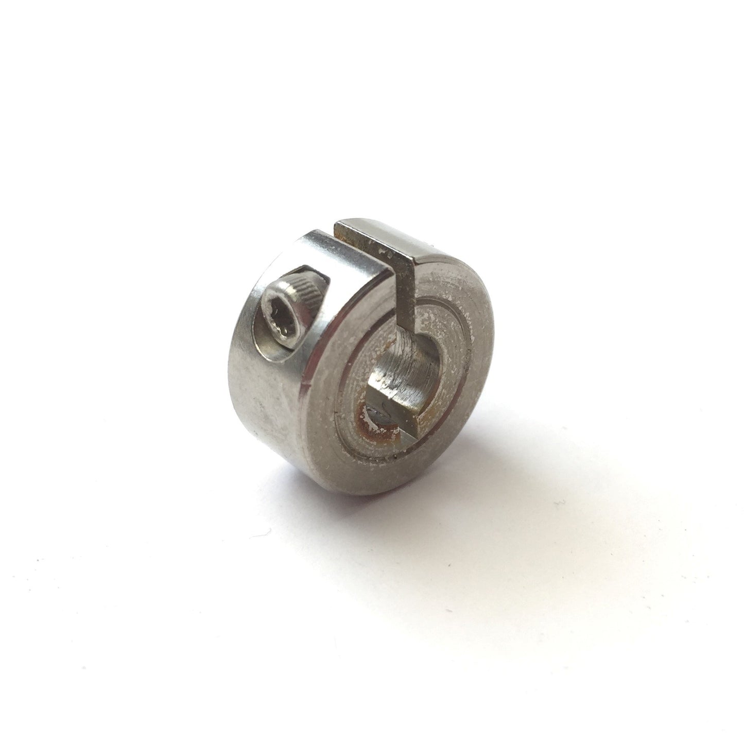 Used Lot of 15 Single Split One-Piece Stainless Steel Clamping Shaft Collar Bore 1/4"