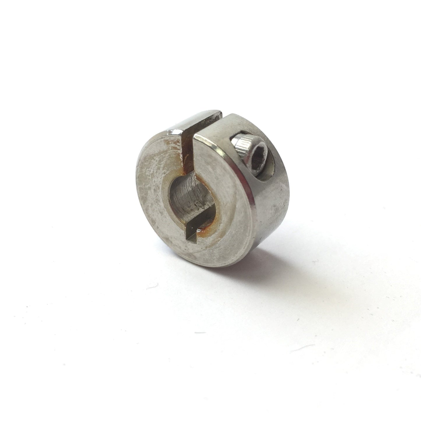 Used Lot of 15 Single Split One-Piece Stainless Steel Clamping Shaft Collar Bore 1/4"