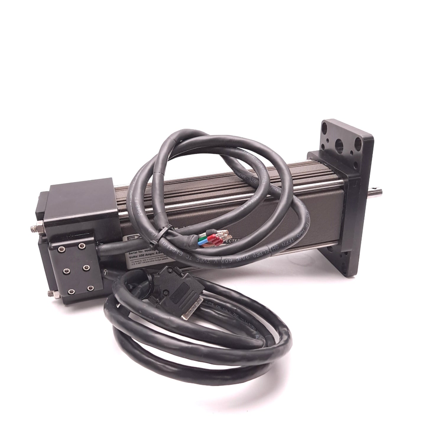 Used Exlar SR31-0602-XFX-EM2-238-45-AR-XT Linear Actuator 230VAC 4.8A 4500 RPM