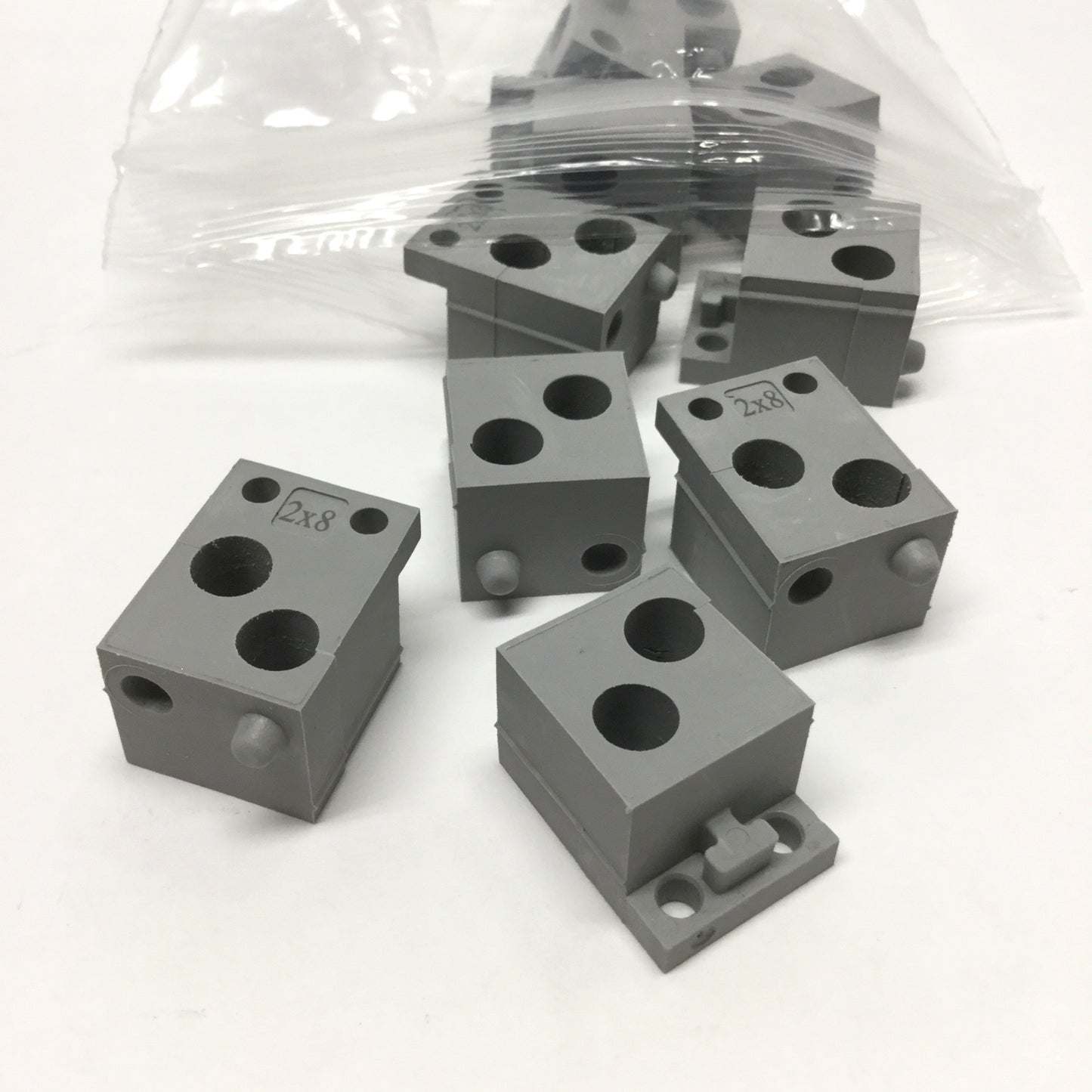 New Lot of 10 Phoenix CES-STPG-GY-2X8 Cable Sealing Sleeve, 2-Conductor, Ø7.4-7.7mm