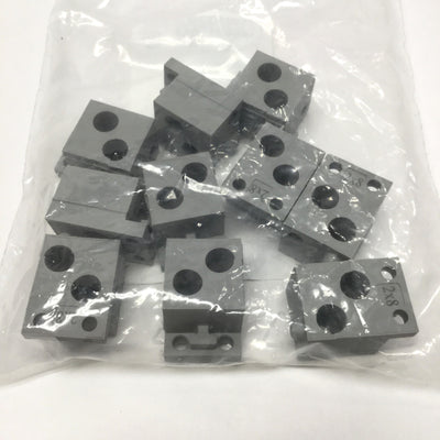 New Lot of 10 Phoenix CES-STPG-GY-2X8 Cable Sealing Sleeve, 2-Conductor, Ø7.4-7.7mm