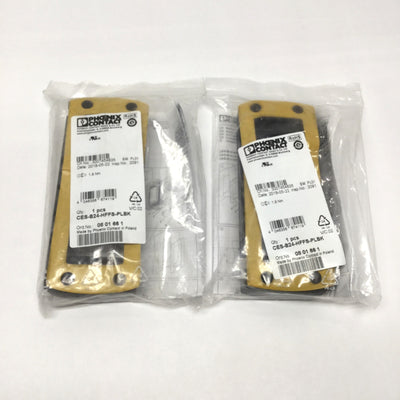 New Lot of 2 Phoenix CES-B24-HFFS-PLBK Cable Sealing Frame 10-Sleeve w/Locking Latch