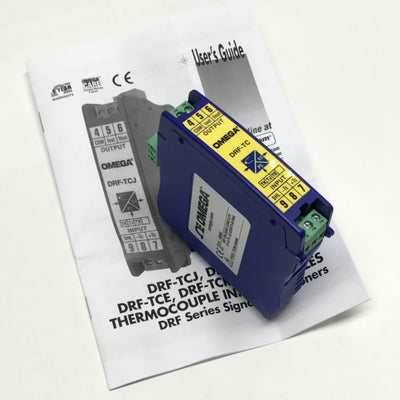 New – Open box Omega DRF-TCK-24VDC-0/250C-0/10 K Thermocouple Signal Conditioner 0-250°C, 0-10V