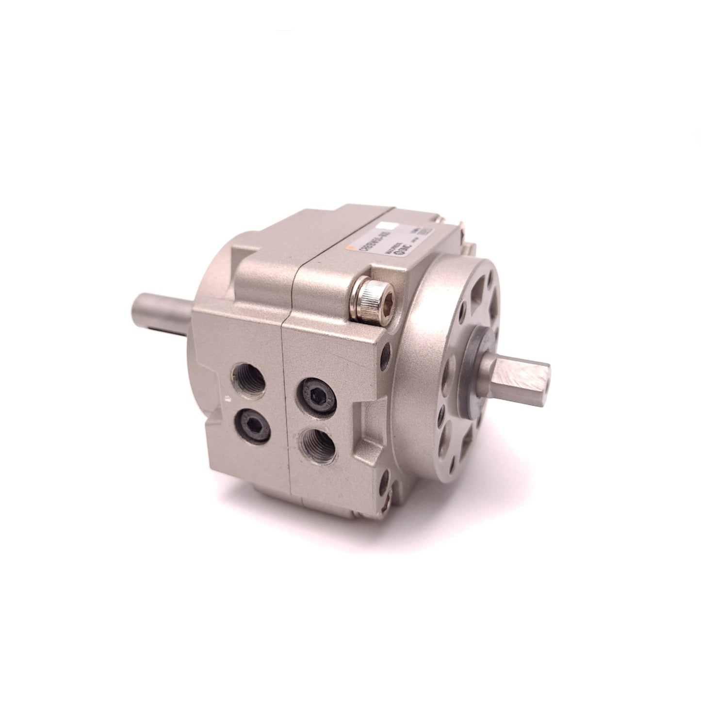 Used SMC CRB1BW50-90D Rotary Actuator Double Shaft 50mm 90° Vane 145 PSI