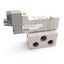 Used SMC SY3140-5LZ-01T Solenoid Valve, 2-Position, 1/8" NPTF, 0.15-07MPa, 24VDC Coil