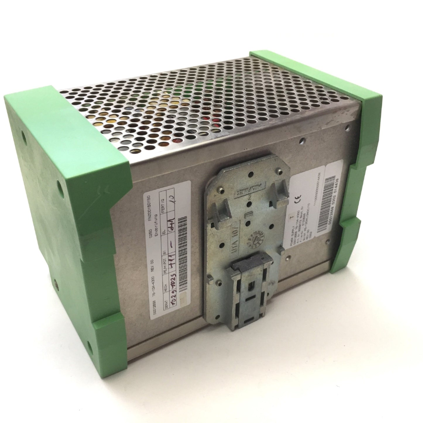 Used Phoenix Contact Quint PS-120AC/24DC/10 Power Supply, In: 120VAC, Out: 24VDC 10A