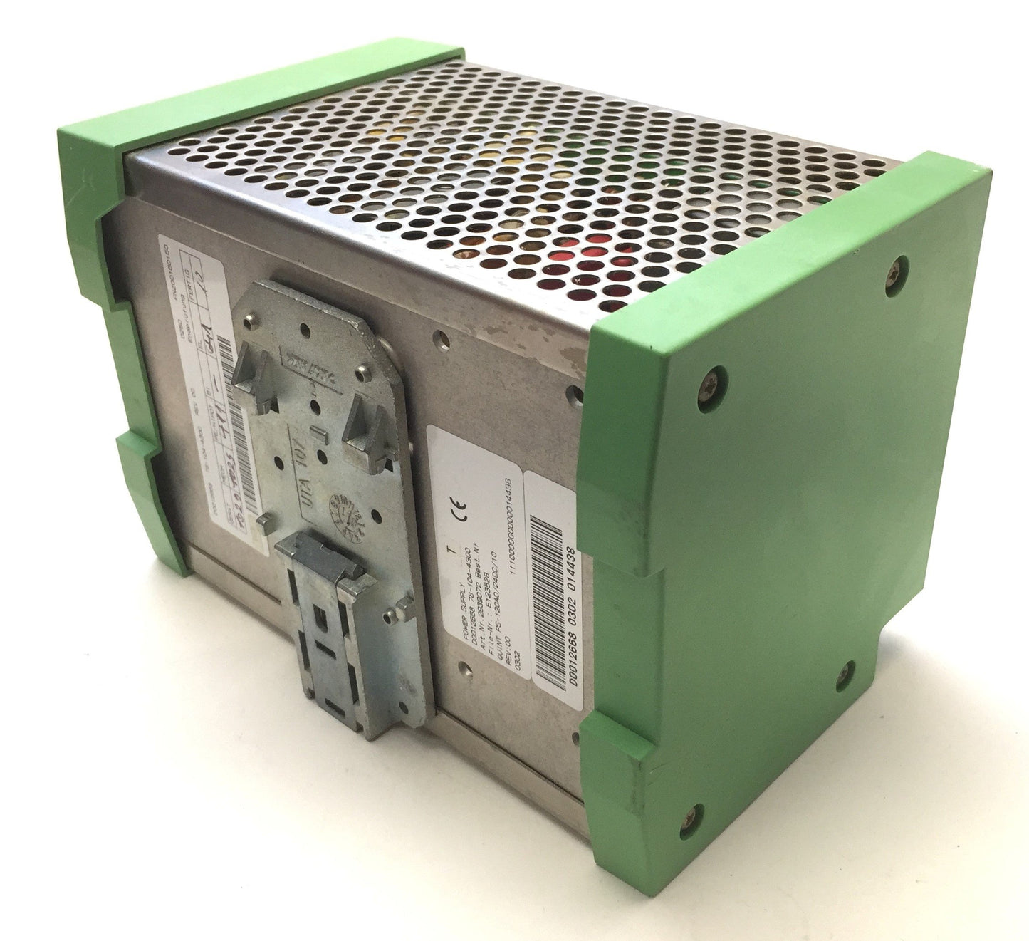 Used Phoenix Contact Quint PS-120AC/24DC/10 Power Supply, In: 120VAC, Out: 24VDC 10A