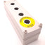 Used Allen Bradley 598-4PB22G 22mm Push Button Enclosure 62mm x 232mm, Series B, IP66