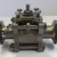 Used Marwin KF8900F-10A-S6AKNN 3-Piece Ball Valve 1" CF8M 1000PSI WOG