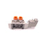 Used SMC SY7160-DUM00525 5 Port Solenoid Valve 24 VDC 3/8" Tube Fittings