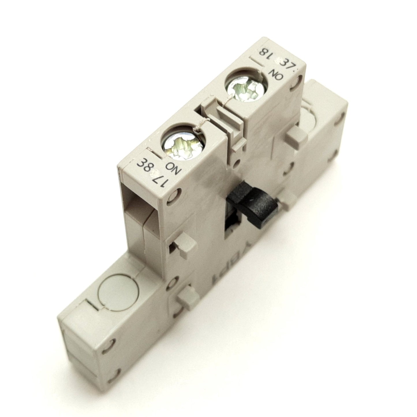 Used Allen Bradley 194E-A16-PD10 Auxiliary Contact Block, N/O, Rating: 600VAC 10A