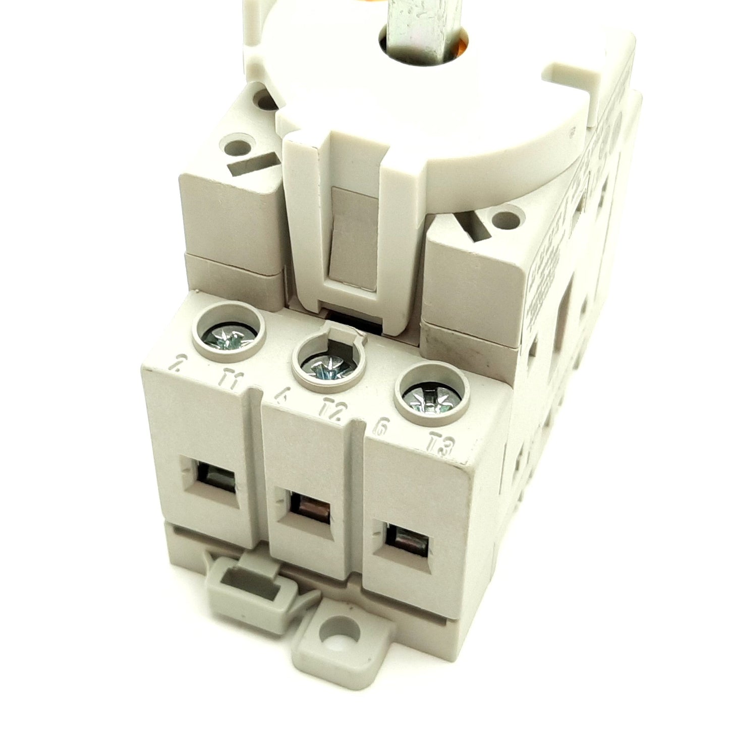 Used Allen Bradley 194E-A16-1753 Disconnect Switch, 3-Pole, 600VAC 16A, DIN Rail