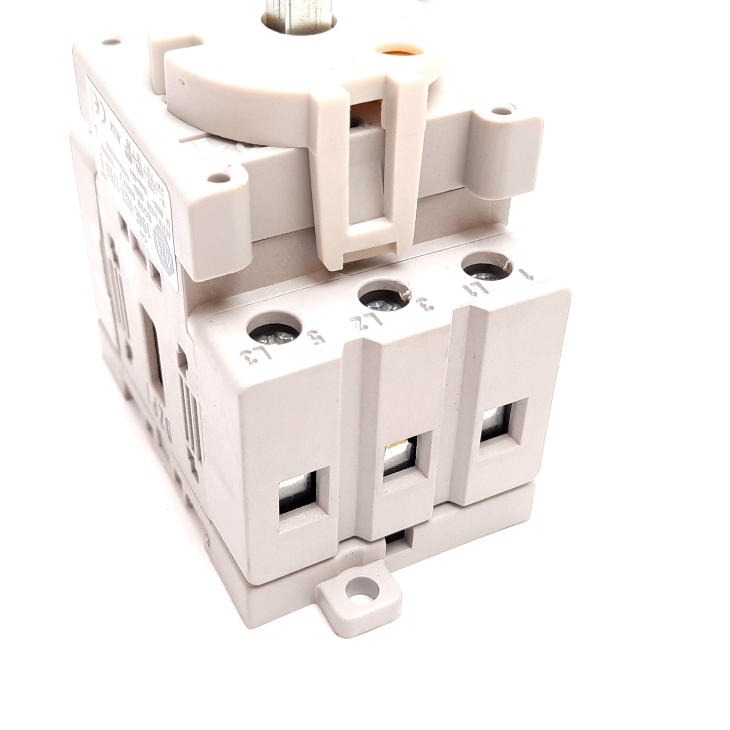 Used Allen Bradley 194E-A32-1753 Disconnect Switch, 3-Pole, 600VAC 32A, DIN Rail