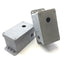 Used Lot of 2 Carlon CP200NB Pushbutton Enclosure, Nylon, Gray, 3.3x3.5x7.1" *Holes*