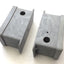 Used Lot of 2 Carlon CP200NB Pushbutton Enclosure, Nylon, Gray, 3.3x3.5x7.1" *Holes*