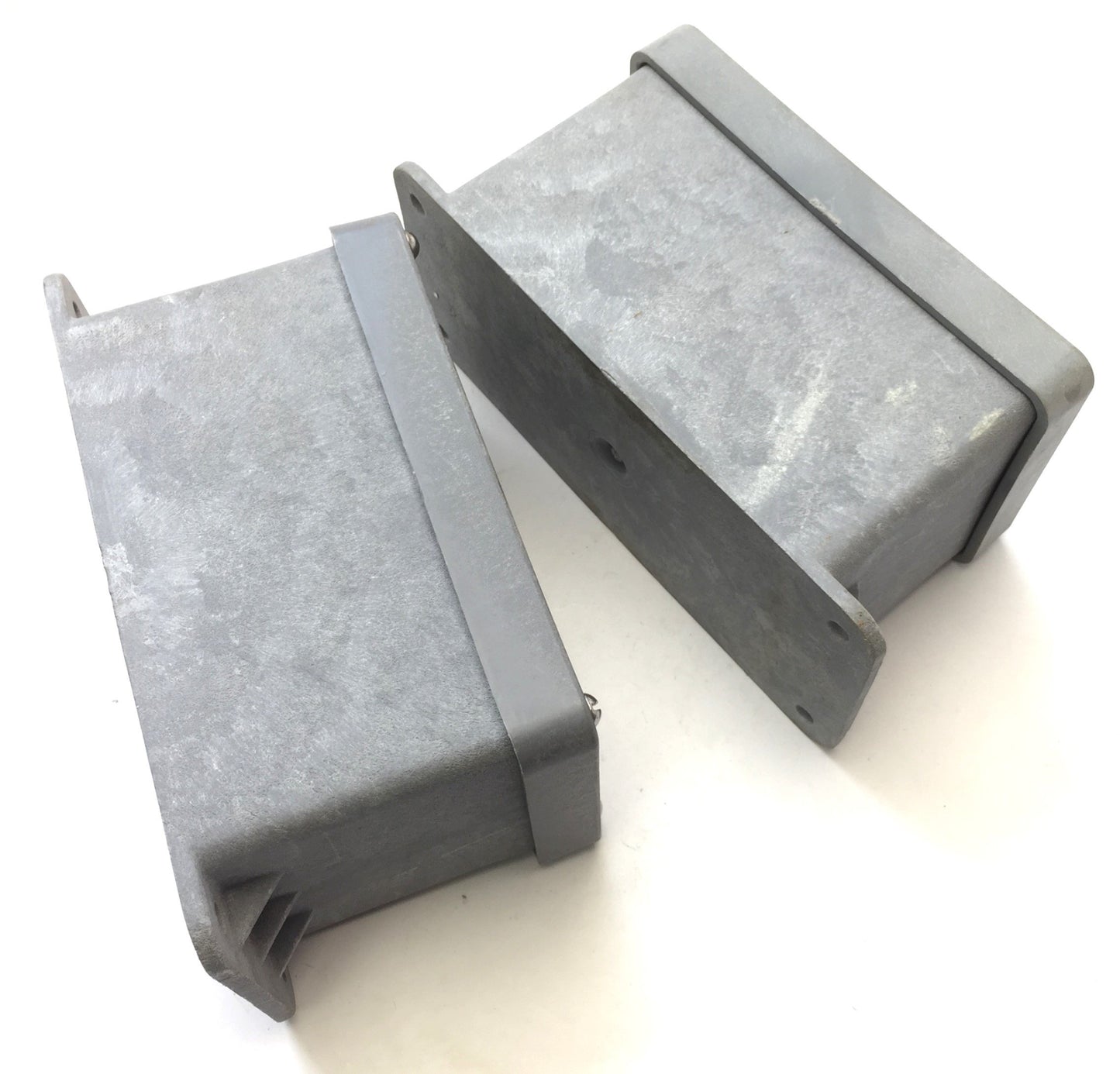 Used Lot of 2 Carlon CP200NB Pushbutton Enclosure, Nylon, Gray, 3.3x3.5x7.1" *Holes*
