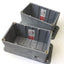 Used Lot of 2 Carlon CP200NB Pushbutton Enclosure, Nylon, Gray, 3.3x3.5x7.1" *Holes*