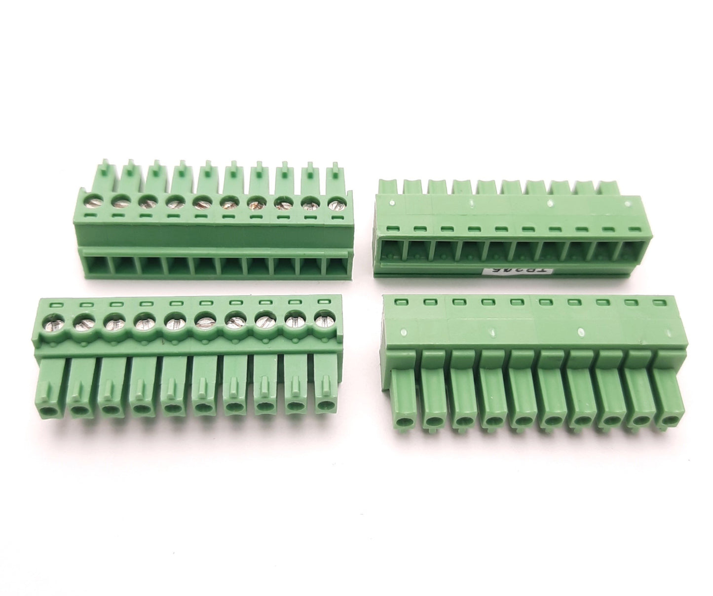 Used Lot of 4 Phoenix Contact 1758403 Terminal Block Connector, 10 Position, 12A 320V