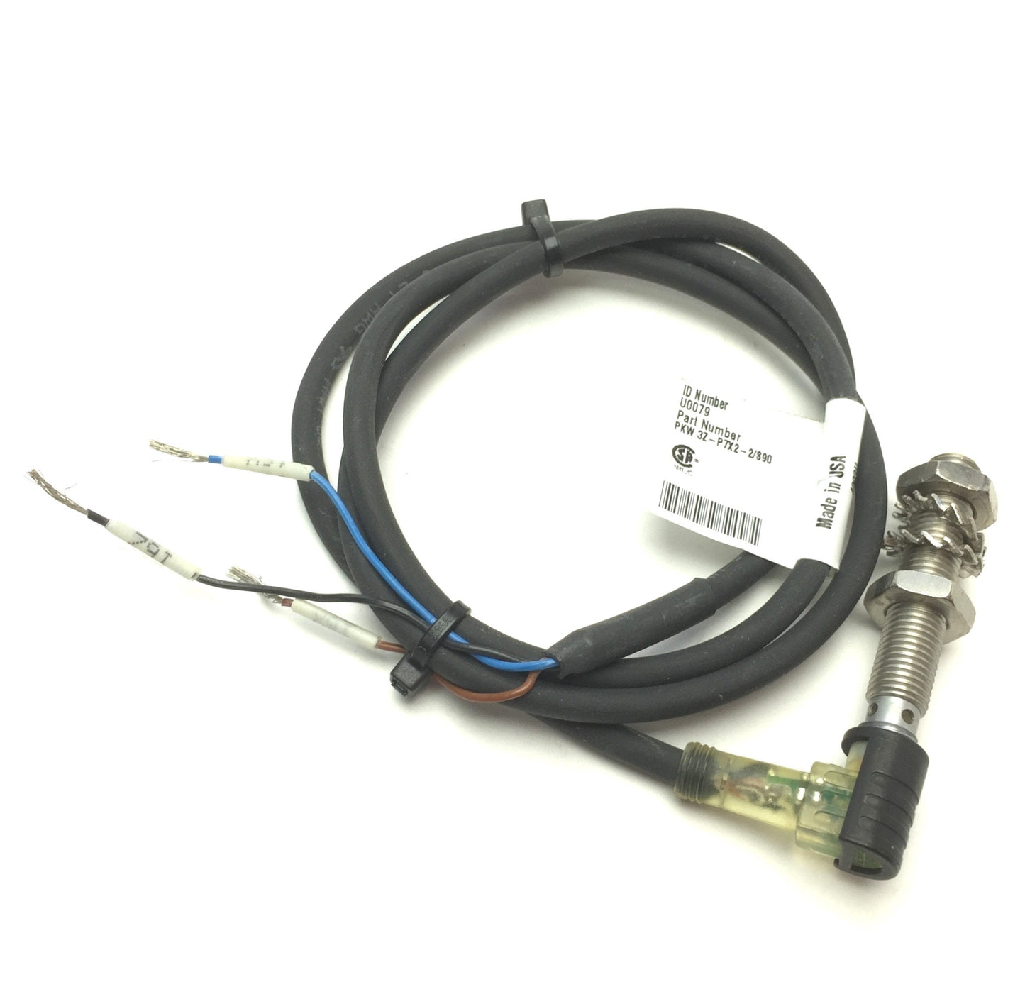 Used Turck BI1.5-EG08-AP6X-V1131 Inductive Proximity Sensor, 1.5mm, 10-30VDC NO PNP