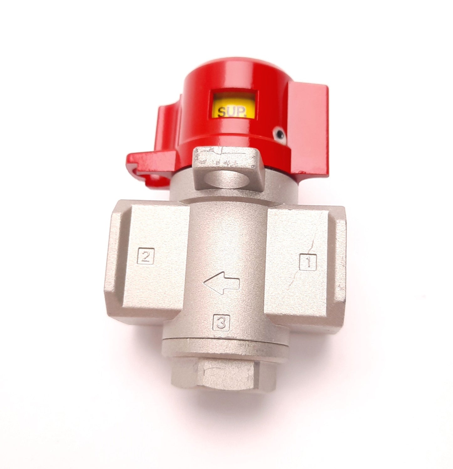 Used SMC VH830-N02-Z Pressure Relief Valve, 3 Ports 1/4" NPT, Lockable, Size 30, VHS