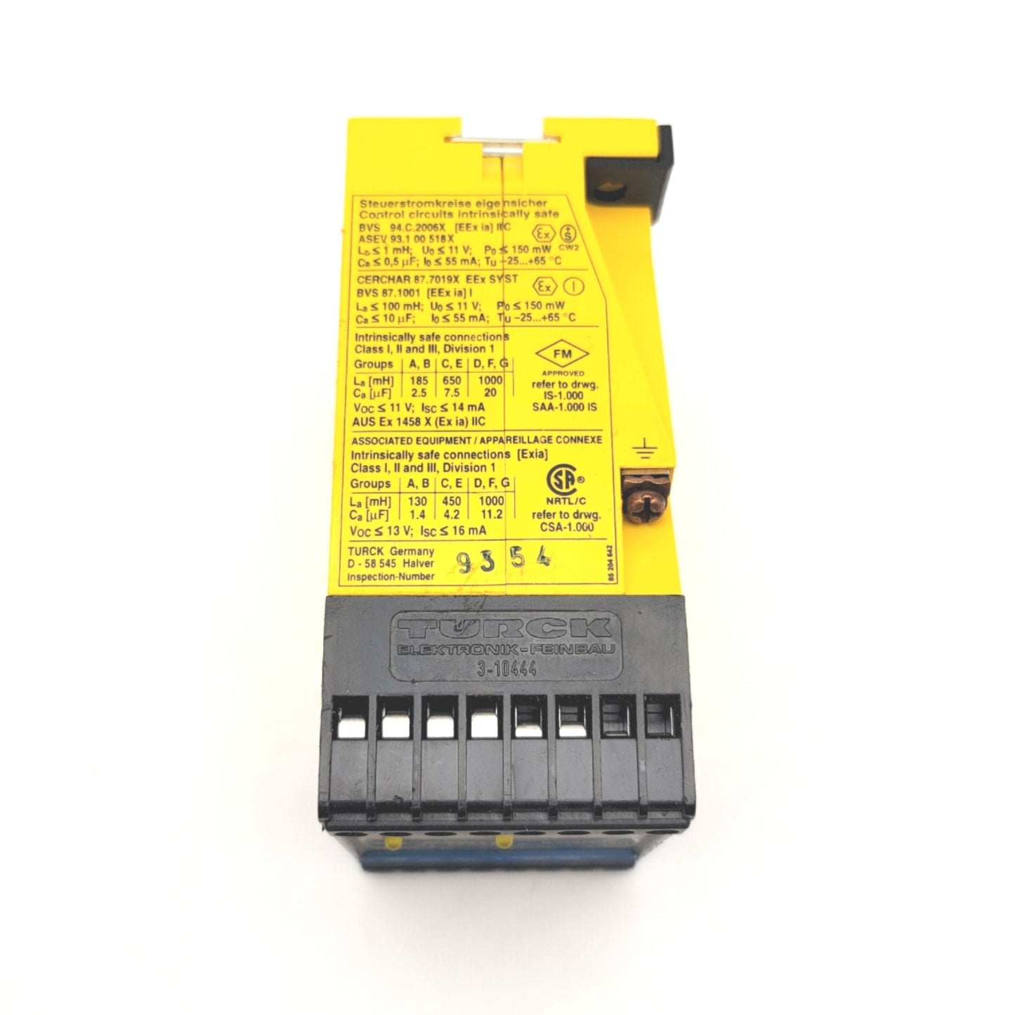 Used Turck MS1-22Ex0-R Multi Safe Dual Channel Isolating Switching Amplifier