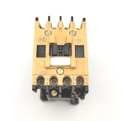 Used Allen Bradley 100-A09NKD3 Ser B IEC Contactor 220-690VAC, 9A, 4-Pole, 24VAC Coil