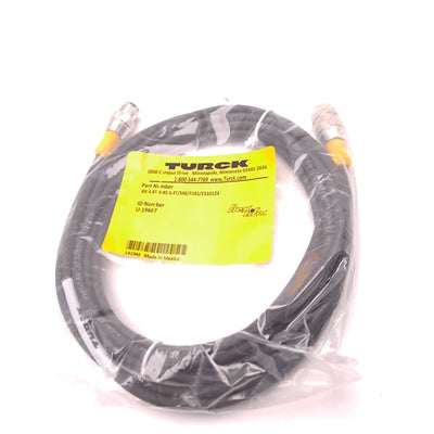New Turck RK 4.4T 4-RS Actuator And Sensor Cordset Female M12 to Male M12 250V 4A