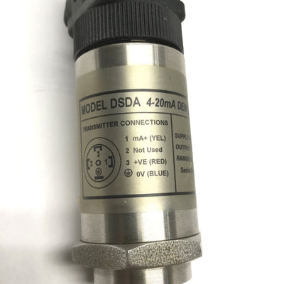 Used Delta DSDA Dewpoint Sensor Transmitter, 12-28VDC, 4-20mA Output, 0.4-100ppm