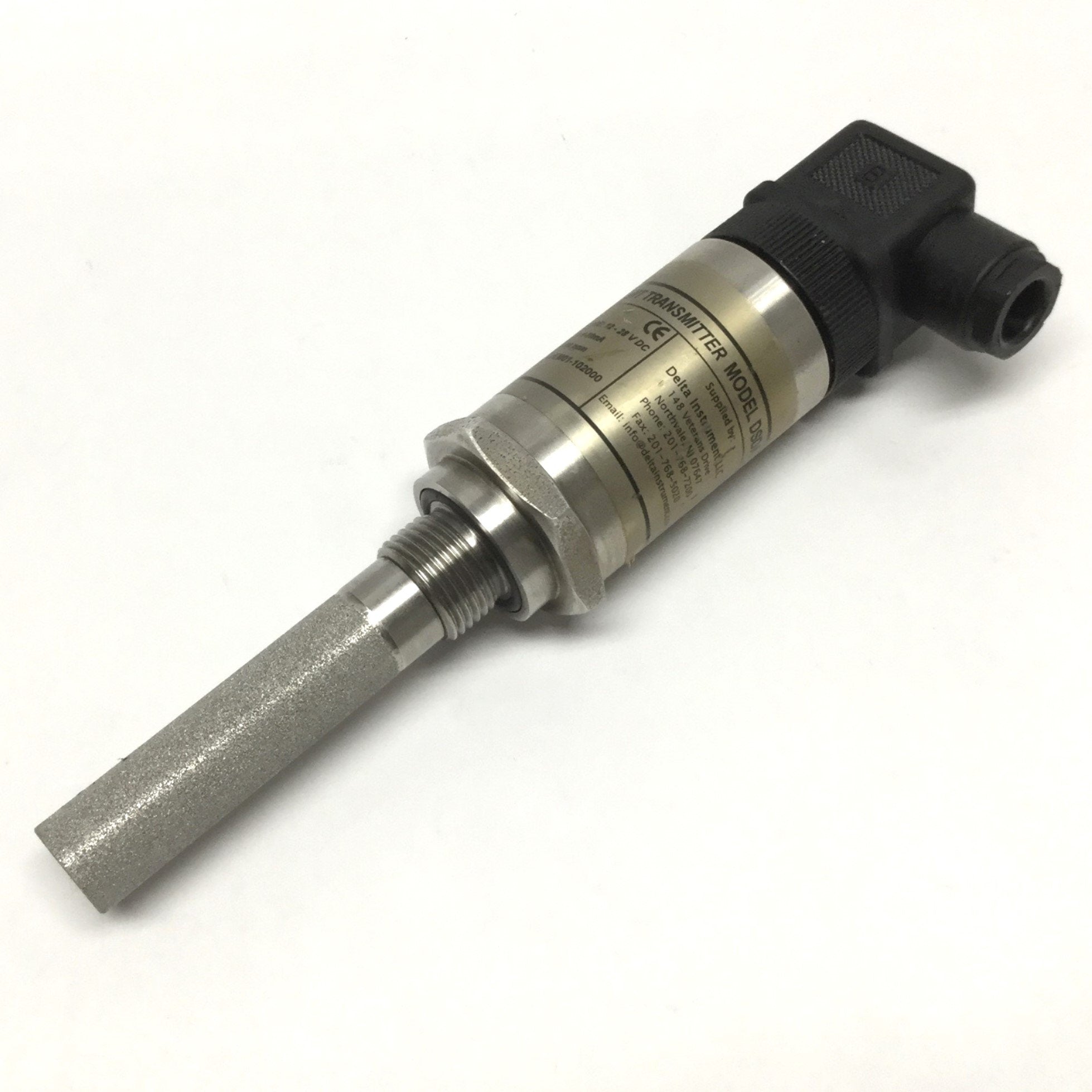 Delta Concealed Sensor Delta DSDA Dewpoint Sensor Transmitter, 12-28VDC, 4-20mA Output, 0.4-1 ...