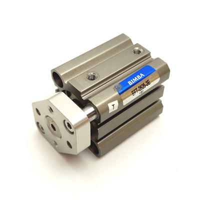 Used Bimba EFT-2525-3E Guided Cylinder, Bore: 25mm, Stroke: 25mm, Ports: 10-32