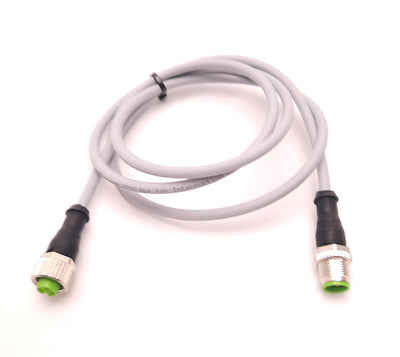 New – Open box Murr 7000-40041-2350100 Cordset Straight M12 Male to Female, 3 Meters, PVC
