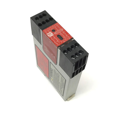 Used Banner EM-T-7A Machine Safety Extension Relay Module 24VDC, 4NO, 250VAC 6A