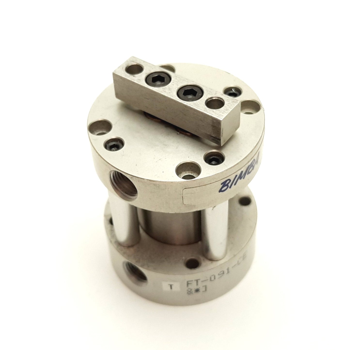 Used Bimba FT-091-CE Flat-II Non-Rotating Cylinder, Bore 1-1/16", Stroke 1", 1/8" NPT