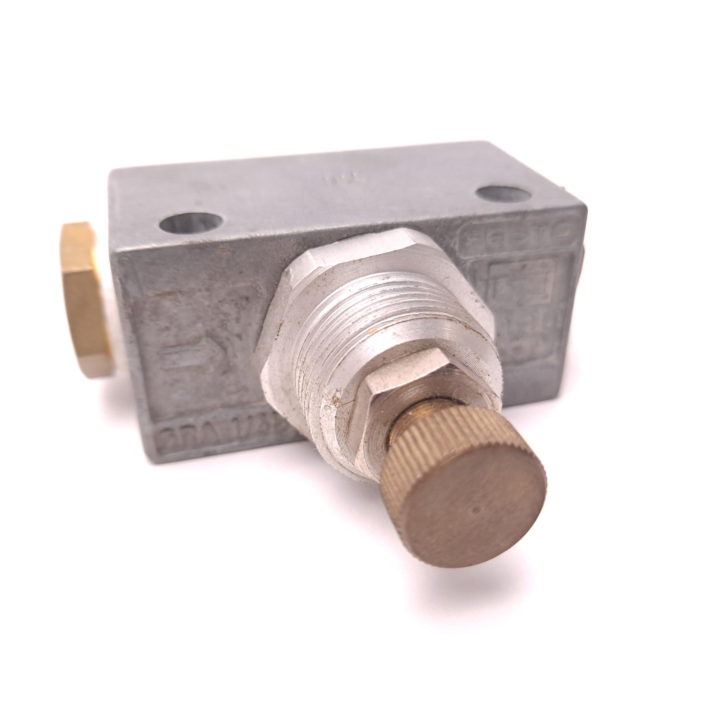 Used Festo GRA-1/4B One Way Control Valve 1/4" NPT 0.1-10 Bar