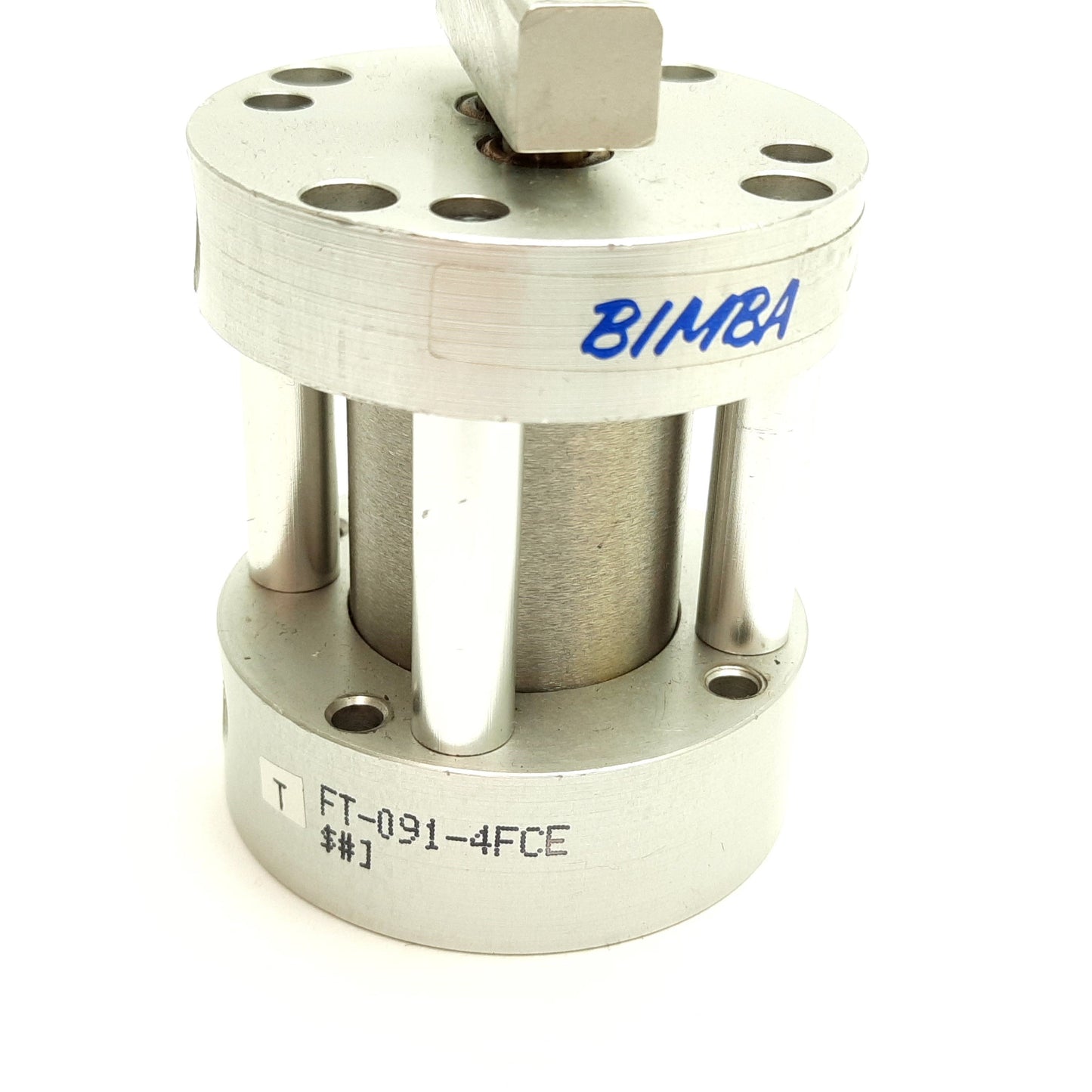 Used Bimba FT-091-4FCE Flat-II Non-Rotating Cylinder, Bore: 1-1/16", Stroke: 1"
