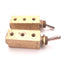 Used Lot of 2 Clippard MTV-4 Air Control Toggle Valve, 10-32UNF, 4-Way, 5-Port