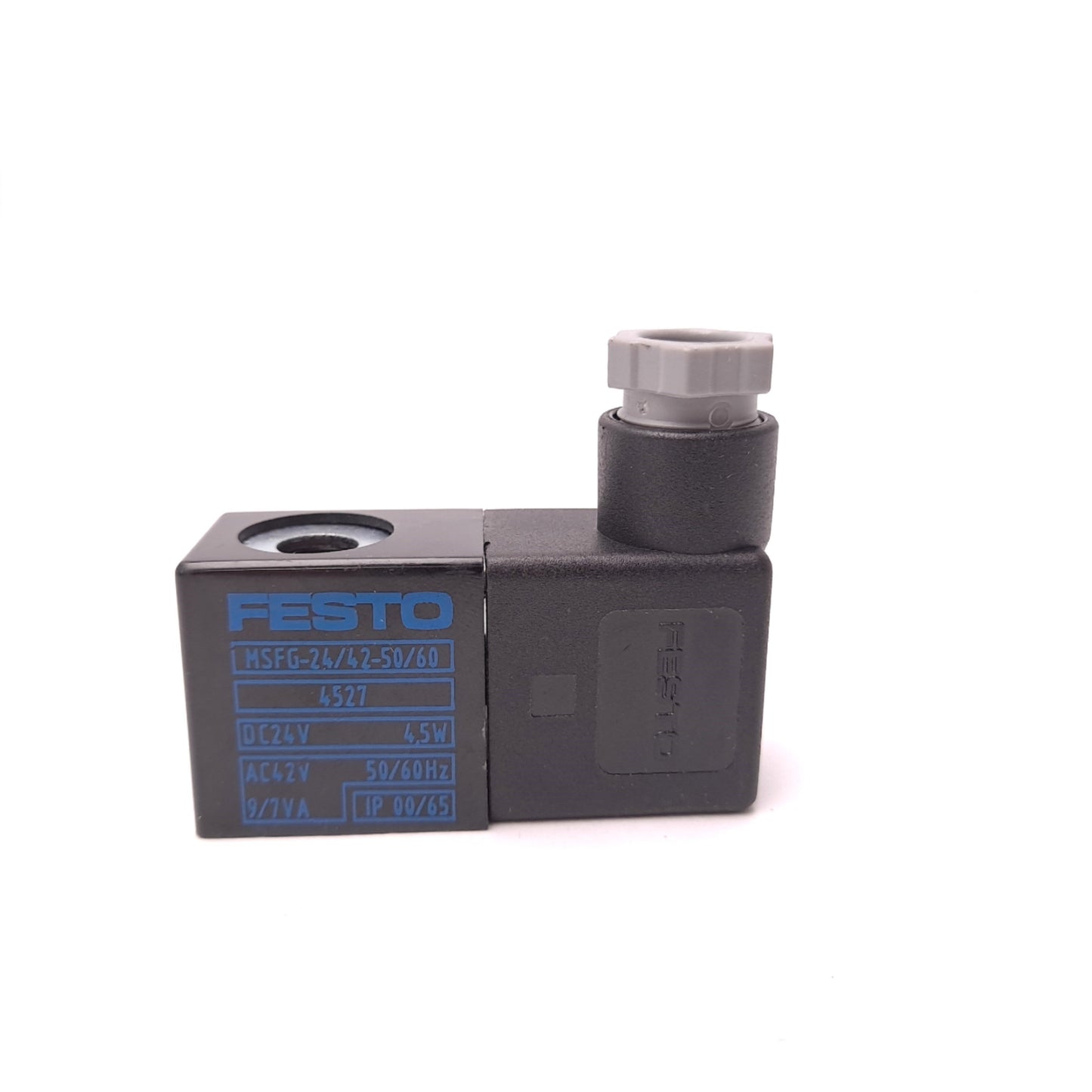 Used Festo MSFG-24/42-50/60 Solenoid Coil 24VDC 42VAC 50/60 HZ 4.5W 2 Port 3 Pin