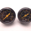 Used Lot of 2 Festo PAGN Pressure Gauge 0 - 16 Bar, R 1/8, 40mm Size, 0 to 232 Psi