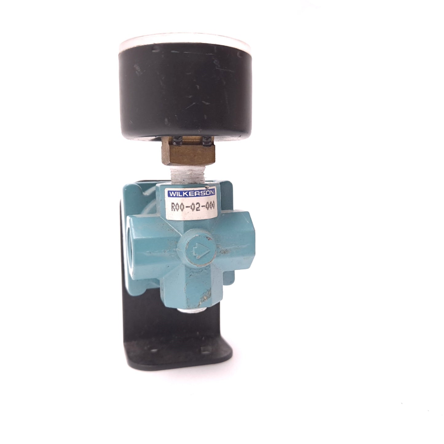Used Wilkerson R00-02-000 Pneumatic Pressure Regulators, 1/4" NPT Gauge 160 Psi