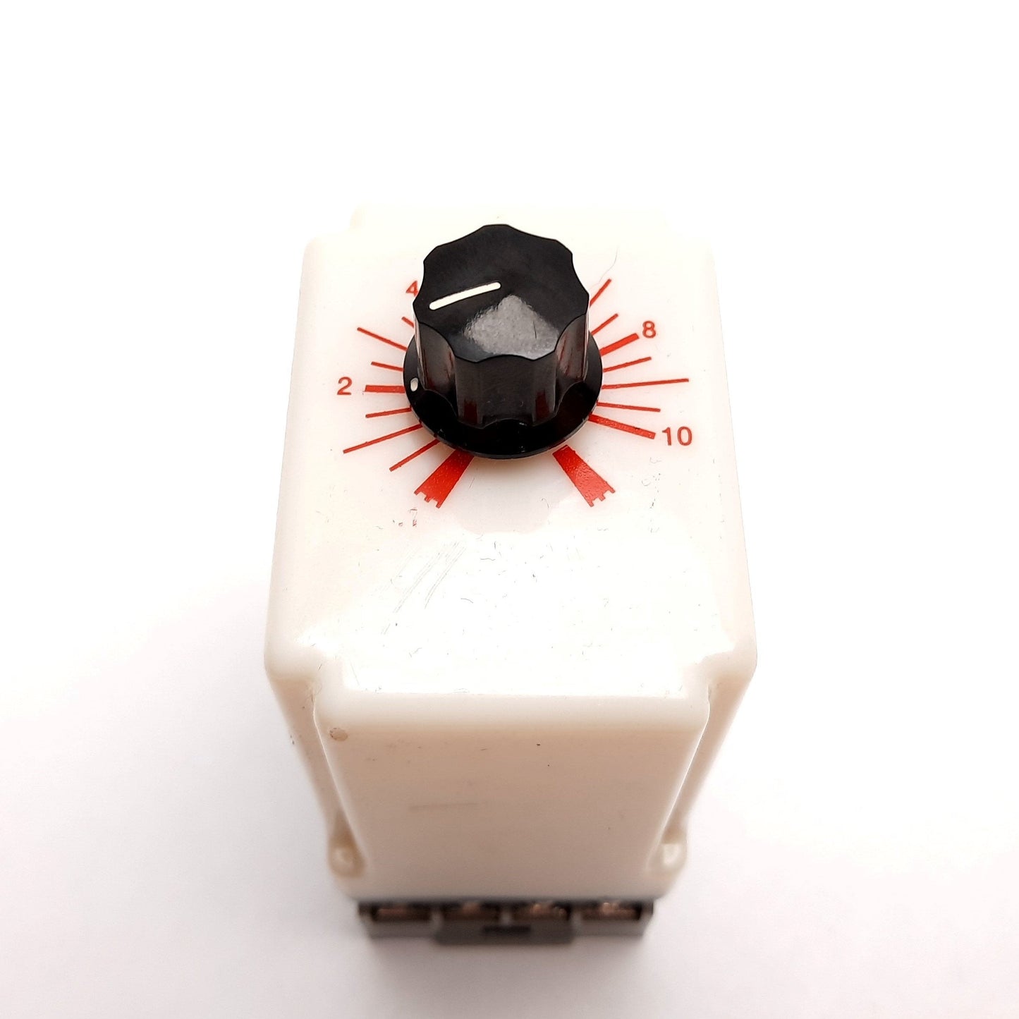 Used Dayton 5X828F Solid State Time Delay Relay, On Delay, 0.1-10Sec, 120VAC w/Socket