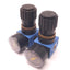 Used Lot of 2 Festo LR-1/8-S-B Regulator Valve with Gauge, 1/8" NPT, 0 to 16 Bar