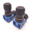 Used Lot of 2 Festo LR-1/8-S-B Regulator Valve with Gauge, 1/8" NPT, 0 to 16 Bar