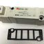 Used SMC SY5140-3GZ Pneumatic Solenoid Control Valve, 2-Position 5-Port, 110VAC Coil