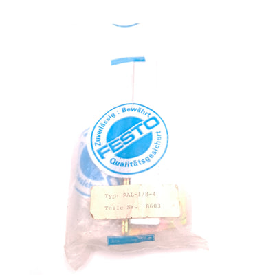 New Festo PAL-1/8-4 Tiger Classic Manifold Strip, Port: 1/8G, 4 Positions & Fittings