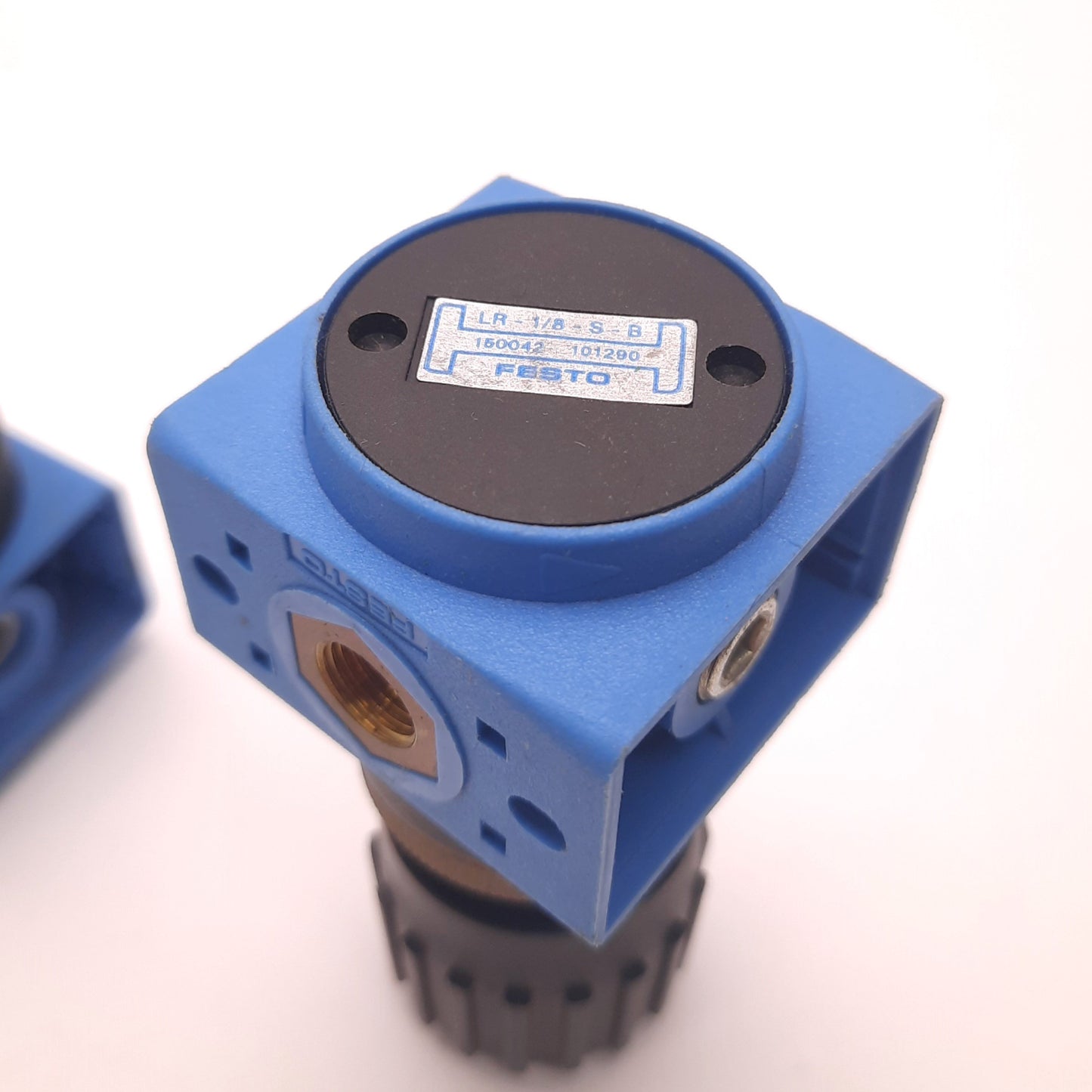 Used Lot of 2 Festo LR-1/8-S-B Pressure Regulator, 1/8 NPT, 0.5 to 7 Bar Regulation