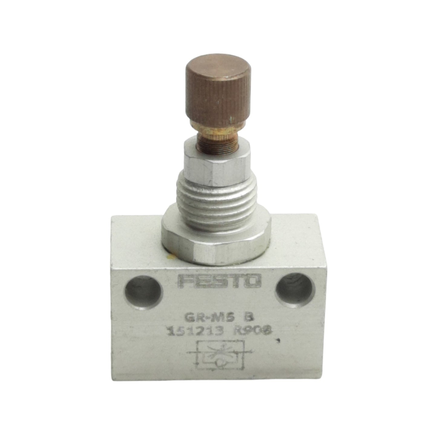 Used Lot of 5 Festo GR-M5-B Flow Control Valve, Pressure Rating: 0.1-15bar, M5 Ports